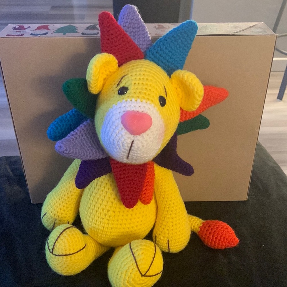 Stuffed Lion- One of a kind